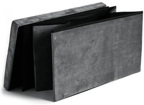 Úložná taburetka DIEGO XL grafitová