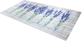 Protišmykový koberec / behúň ANDRE 2716 sivý / fialový