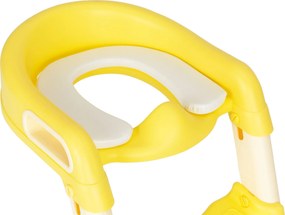Detský WC nástavec so schodíkmi a mäkkým sedadlom – protišmykový, nastaviteľný ECOTOYS