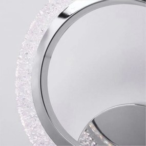Toolight Toolight, LED nástenné svietidlo 22x19cm, 8W, 3000K, LHJ067-W, chrómová, OSW-60035