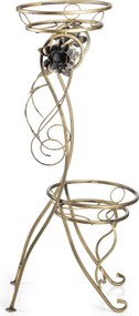 STOJAN NA KVETINÁČ QUINCY 90,5X40 CM ZLATÁ