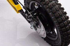 LEAN CARS Elektrická motorka krosová A9901 36V, žltá