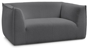 Tmavosivá pohovka z textílie buklé 170 cm Giorgia – Bobochic Paris