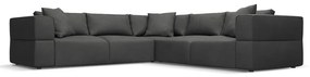 Tmavosivá variabilná rohová pohovka Esther – Milo Casa