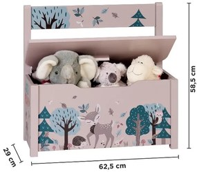 Livarno®  Lavička na sedenie s truhlicou (srnec)  (100393737)