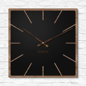 DUBLEZ | Dizajnové hodiny z dreva - Noir