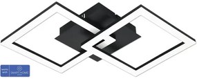 LED stropné svietidlo Eglo Crosslink 21,5 W 2500lm 3000-6500K čierne - kompatibilné so SMART HOME by hornbach
