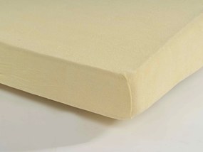 Profod Prestieradlo do postieľky FROTÉ COMFORT 60x120 cm - Žltá