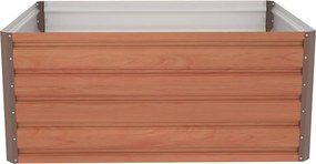 Vysoký záhon G21 Daisy 120 x 90 x 52 cm, kov,hnedý