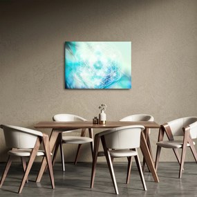Obraz - Merkaba v tyrkysovom pozadí (70x50 cm)