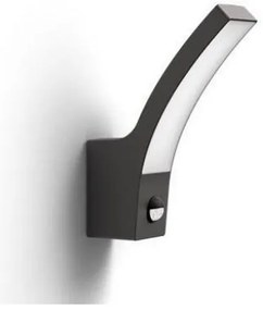 Philips-LED Vonkajšie nástenné svietidlo so senzorom SPLAY LED/12W/230V 4000K IP44