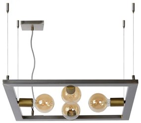 Lucide 73403/04/18 - Luster na lanku THOR 4xE27/60W/230V