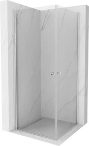 Mexen Pretoria DUO sprchovací kút 90x90cm, 6mm sklo, chrómový profil-číre sklo, 852-090-090-02-00