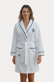 Soft Cotton Dámsky krátky župan MARINE LADY