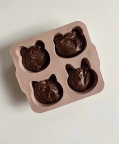 Silikónové formy na muffiny LIEWOOD - Žltá / Tmavo ružová