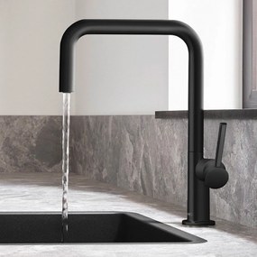 HANSGROHE Talis M54 páková drezová batéria Eco, 1jet, výška výtoku 220 mm, matná čierna, 72844670