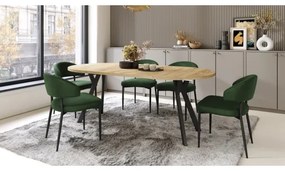 Rozkladací jedálenský stôl ARTUR dub craft/čierna