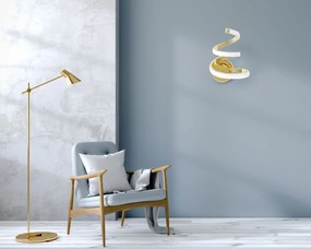 Toolight Toolight, LED nástenné svietidlo s neutrálnym svetlom 4000K 14W APP1053-W, zlatá, OSW-01070