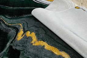 Dywany Łuszczów 👣🛡️80x150 cm Kusový koberec Emerald 1017 green and gold + protišmyková úprava, zelená, kancelária