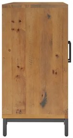 vidaXL Komoda hnedá 75x35x70 cm masívna recyklovaná borovica-