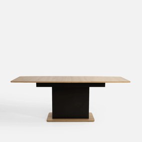 Jídelní rozkládací stůl Mons 140/210 cm dub Artisan/černý