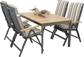 Doppler CONCEPT FSC - záhradný stôl s teakovou doskou 150 x 90 x 75 cm