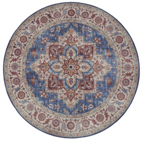 Nouristan - Hanse Home koberce Kusový koberec Asmar 104001 Jeans / Blue kruh - 160x160 (priemer) kruh cm