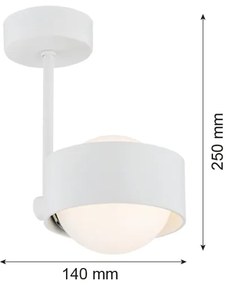 Argon 8058 - Luster na tyči MASSIMO PLUS 1xG9/6W/230V biela