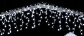 Vianočné svetielka LED záclona FLASH studená biela 1000 LED