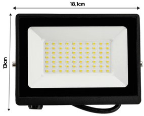 BERGE LED reflektor 2v1 - 50W - neutrálna biela