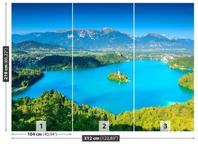 Fototapeta Vliesová Panorama jazera 208x146 cm