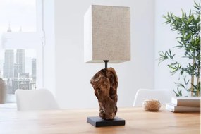 Stolová lampa 19478 Masív drevo/Bežová  - Komfort-nábytok