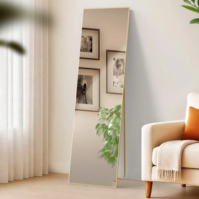 Zrkadlo Benicia 140x40 cm - zlaté lesklé