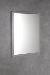 Aqualine Aqualine, FAGO LED podsvietené zrkadlo 60x80cm, dotykový senzor, stmievateľné, FA060
