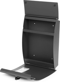 ModernHome Poštová schránka - antracitová, oceľová ModernHome