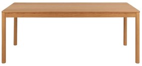 Rozkladací jedálenský stôl v dekore duba v prírodnej farbe 100x200 cm Atlantic – Actona