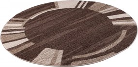 TA Koberec 3443A TMAVOHNEDÉ SARI KOLESO 3UX Rozmer: 100x100 cm