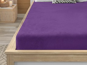 Plachta mikroplyš SOFT 90x200 cm tmavo fialové