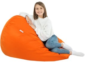 Sedací vak SAKO oranžový ekokoža