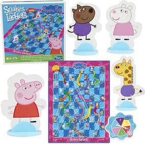 GR0672 Spoločenská hra Peppa Pig – Rebríky a hady