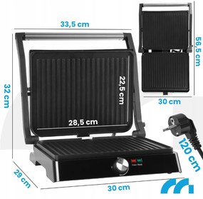 Elektrický gril a sendvičovač MalTec SM3000W 2200W