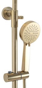 Rea Parot, sprchová súprava s termostatickou batériou, zlatá matná, REA-P2323