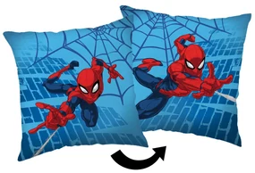 DETSKÝ DEKORAČNÝ VANKÚŠ SPIDERMAN 40X40 CM VZOROVANÁ