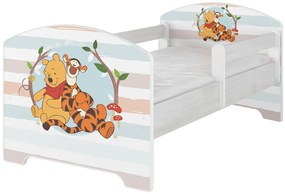 BabyBoo Detská postel Disney - Medvídek PÚ proužek 160x80