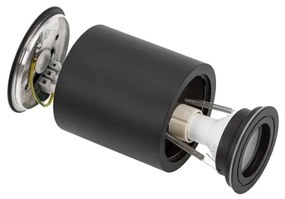 Kúpeľňové bodové svietidlo CHLOE 1xGU10/6W/230V IP65 okrúhle čierne