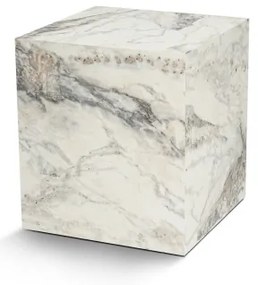 Odkladací stolík KUP 50x45 cm dekor mramoru