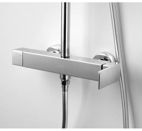 Sapho - Sprchová súprava s batériou CUBEMIX lesklý chróm