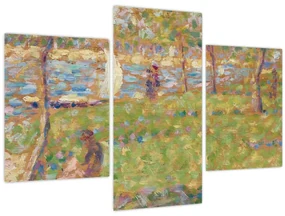 Obraz - Georges Seurat, Study for "La Grande Jatte", reprodukcia (90x60 cm)