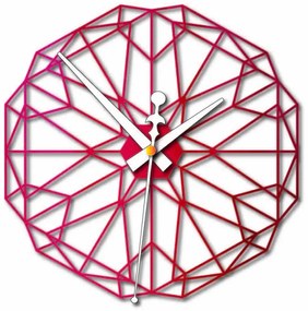 Sentop Geometrické hodiny na stenu z drevenej preglejky FPL PR0346 aj čierne l 3D HODINY PR0346 PWD