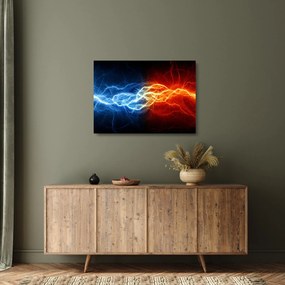 Sklenený obraz elektrického napätia (70x50 cm)
